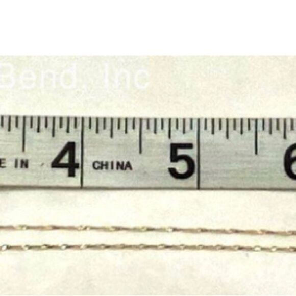 14K Yellow Gold Heart-Shaped "I Love You" Pendant Necklace 1.8 gram - Picture 4 of 5